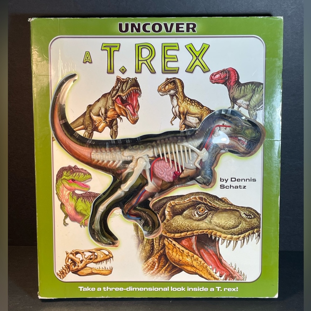 UNCOVER A T.Rex - Hard Back Interactive Book
